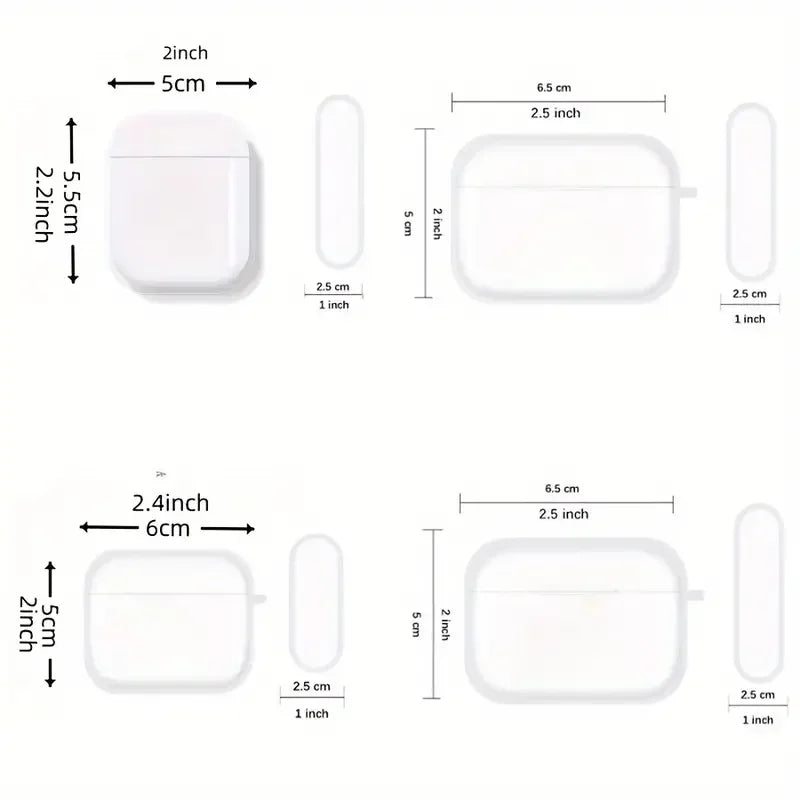 Summer Semi-transparent Cute Watermelon For Apple Airpods4 Airpods3 Airpods 2 1 Pro 2 Earbuds Protective Case Wireless Bluetooth