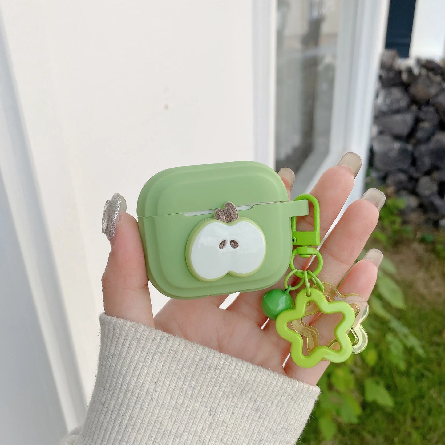Case For Apple Airpods Pro 2 Cases Simple Airpods 4 Pro For 4/1/2/3 Silicon Green and YellowEarphone Cover Air pod 4 Pro2 Case