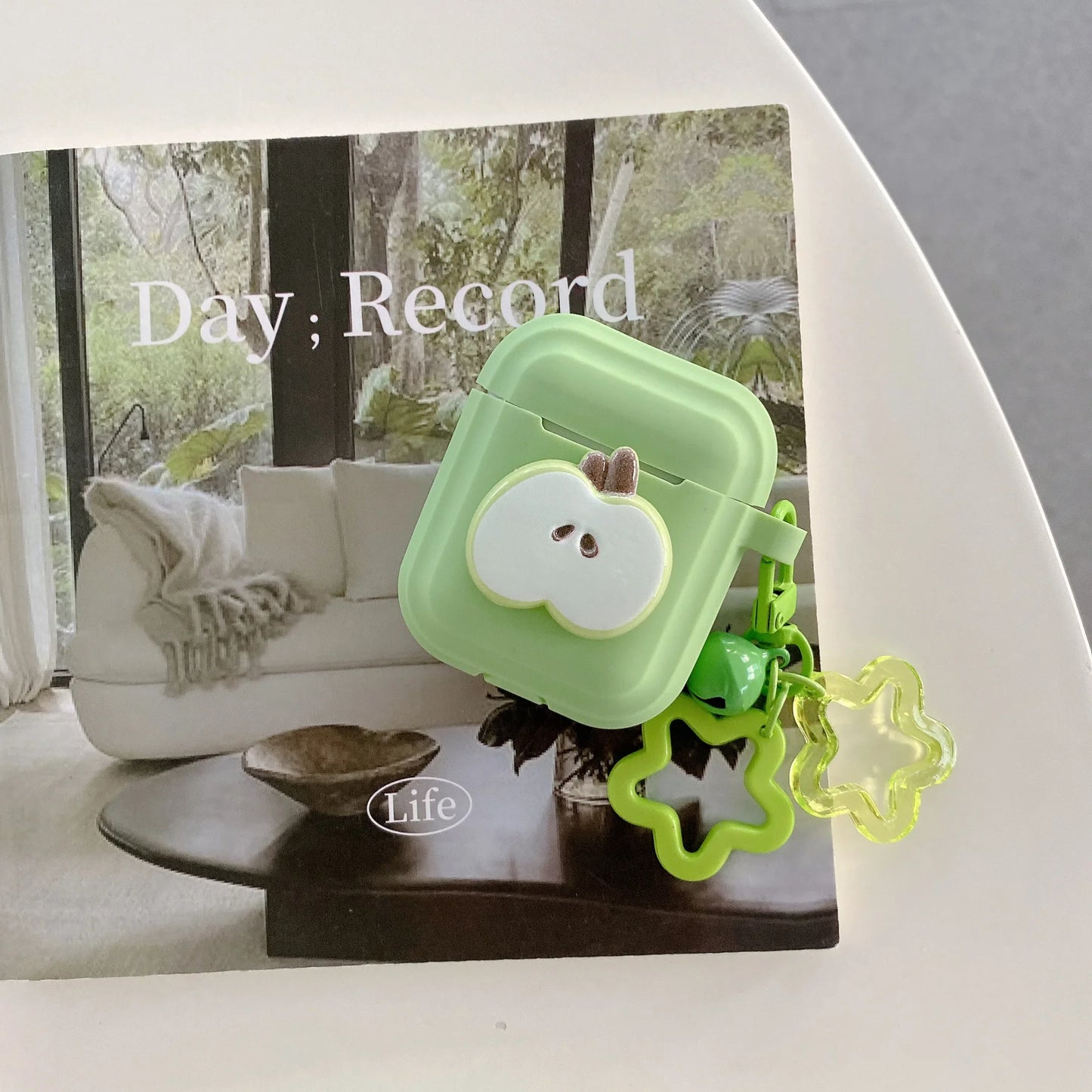 Case For Apple Airpods Pro 2 Cases Simple Airpods 4 Pro For 4/1/2/3 Silicon Green and YellowEarphone Cover Air pod 4 Pro2 Case