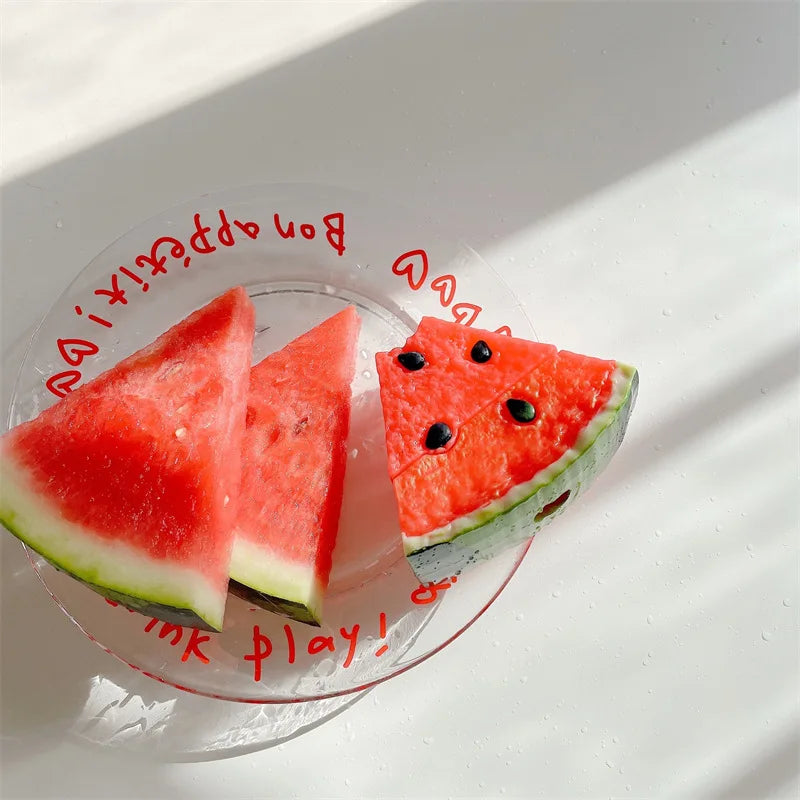 Disney Funny Watermelon Earphone Case For Airpods Pro 2 Silicone Soft Shockproof Charging Box Headphone Cover For Airpods 1 2 3