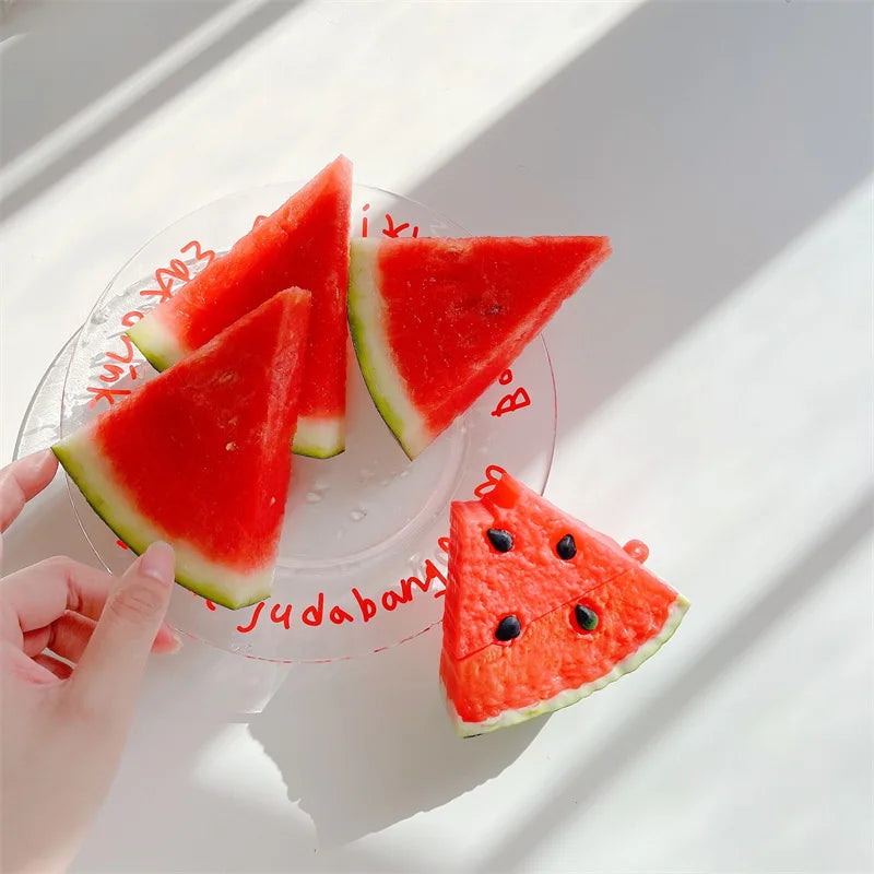 Disney Funny Watermelon Earphone Case For Airpods Pro 2 Silicone Soft Shockproof Charging Box Headphone Cover For Airpods 1 2 3