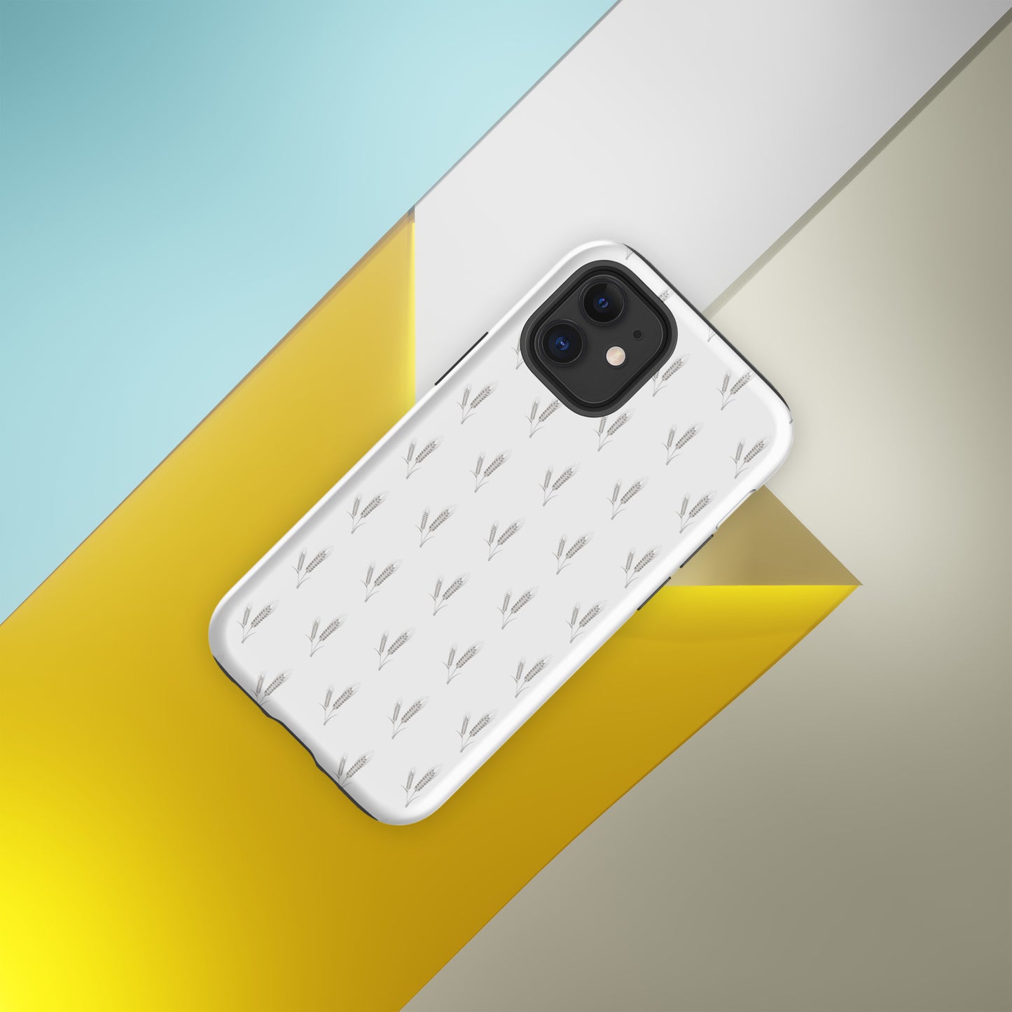 Grano Pattern Tough Case for iPhone® - White-3