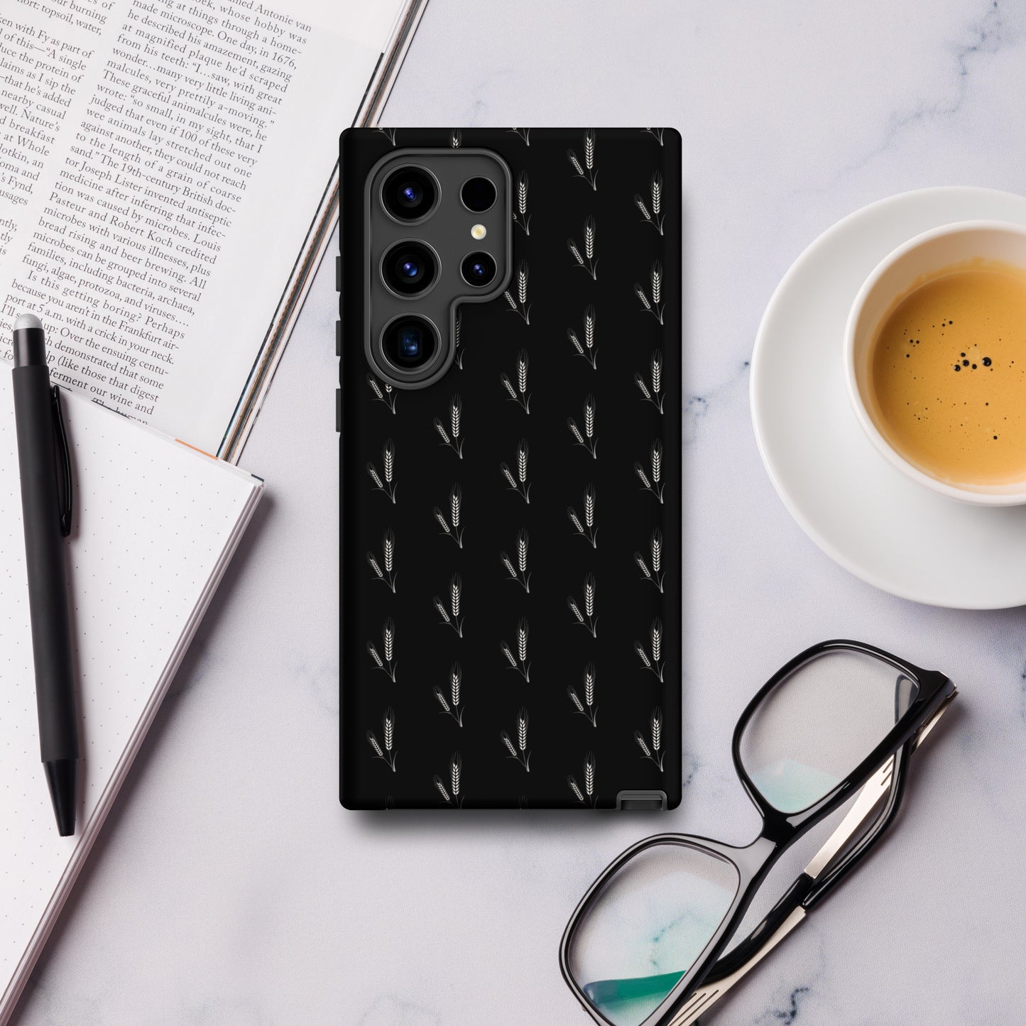 Grano Pattern Tough Case for Samsung® - Black-19