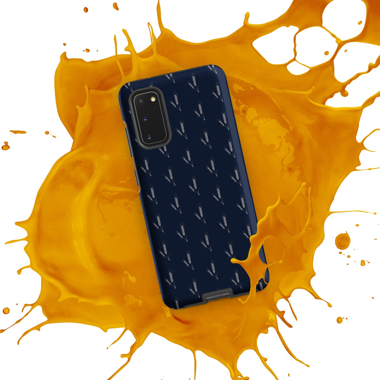 Grano Pattern Tough Case for Samsung® - Navy-10