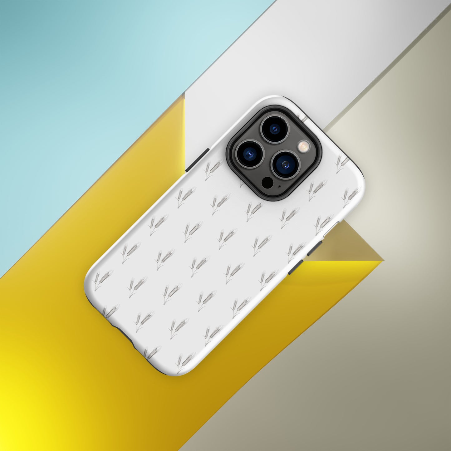 Grano Pattern Tough Case for iPhone® - White-13