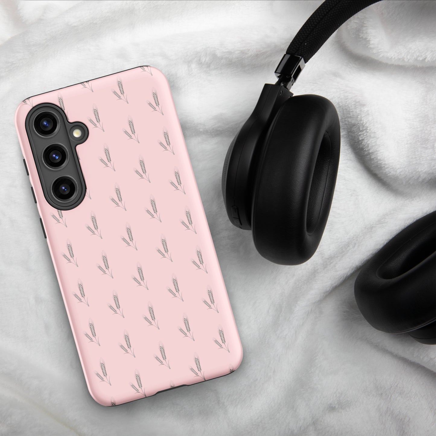 Grano Pattern Tough Case for Samsung® - Rose-18