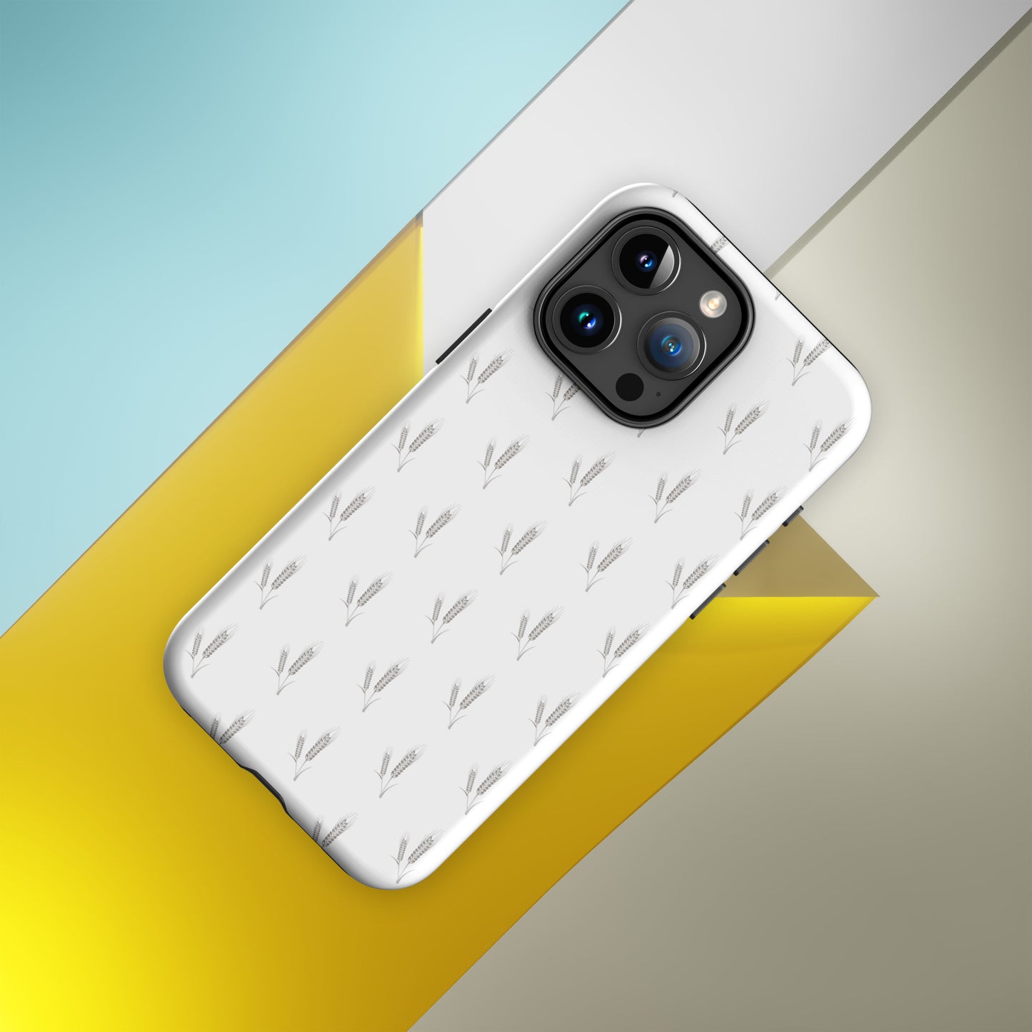 Grano Pattern Tough Case for iPhone® - White-18