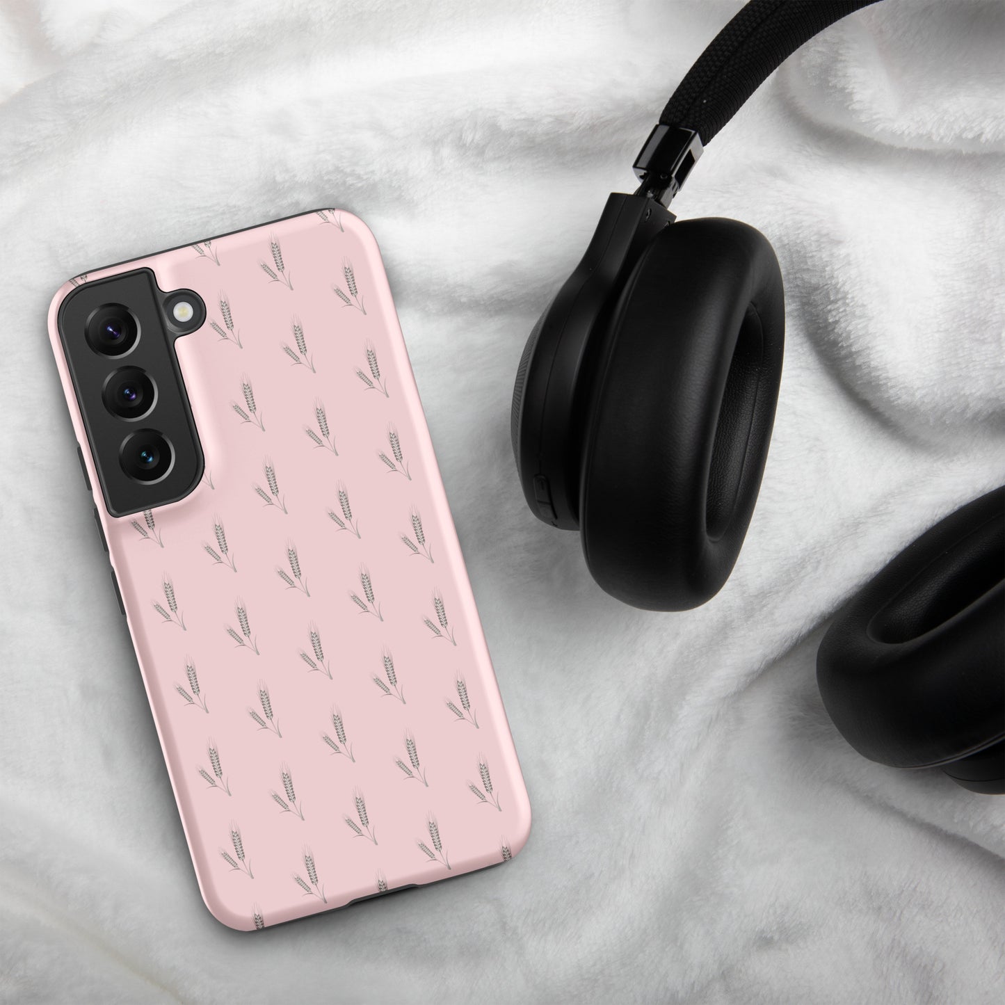 Grano Pattern Tough Case for Samsung® - Rose-11