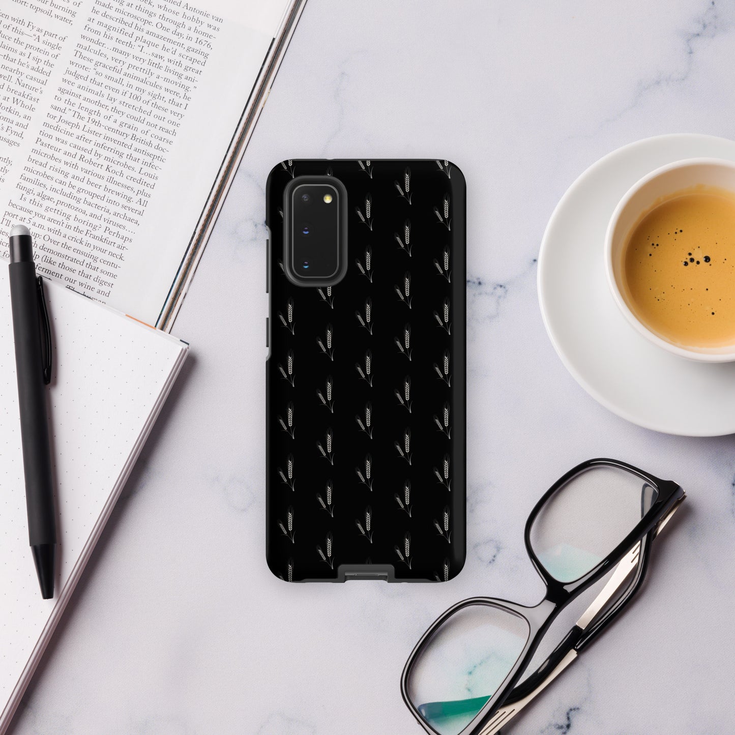 Grano Pattern Tough Case for Samsung® - Black-3
