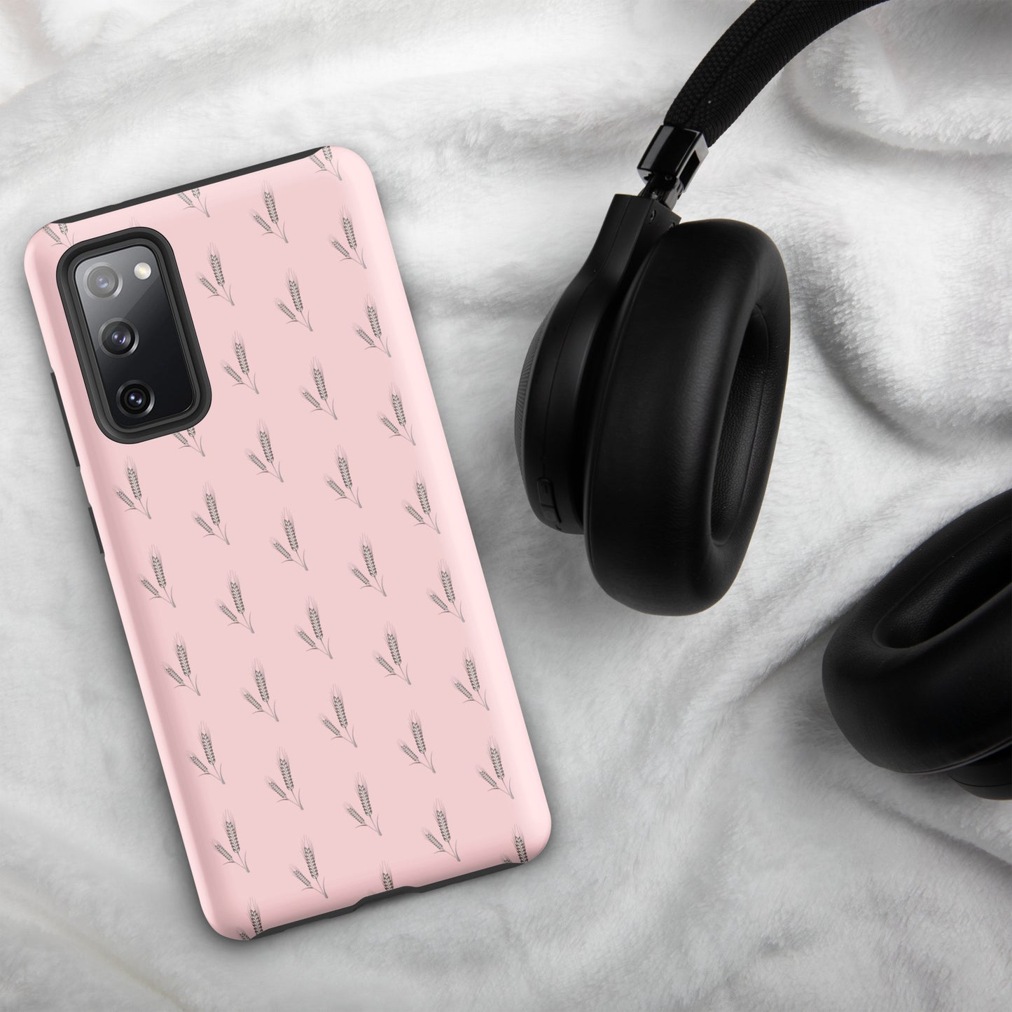 Grano Pattern Tough Case for Samsung® - Rose-4