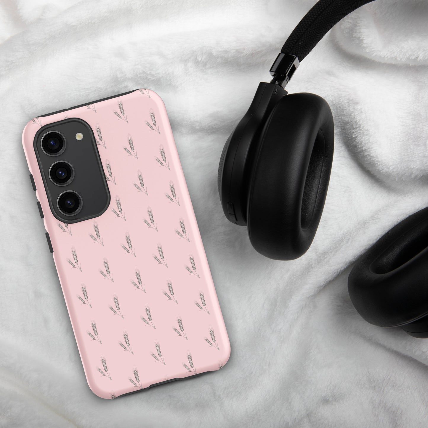 Grano Pattern Tough Case for Samsung® - Rose-14