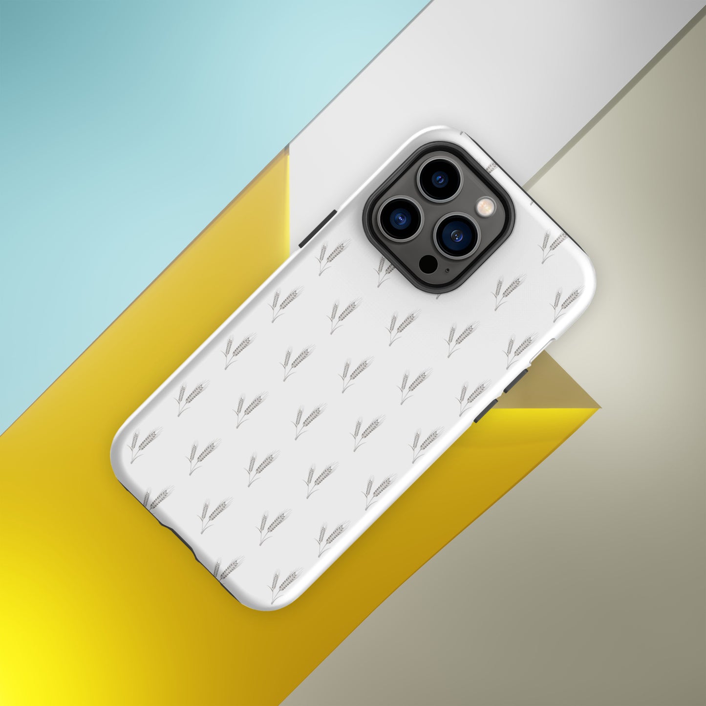 Grano Pattern Tough Case for iPhone® - White-14