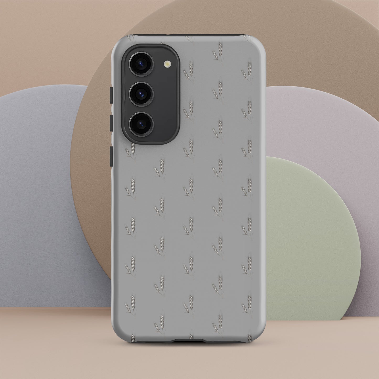 Grano Pattern Tough Case for Samsung® - Grey-15