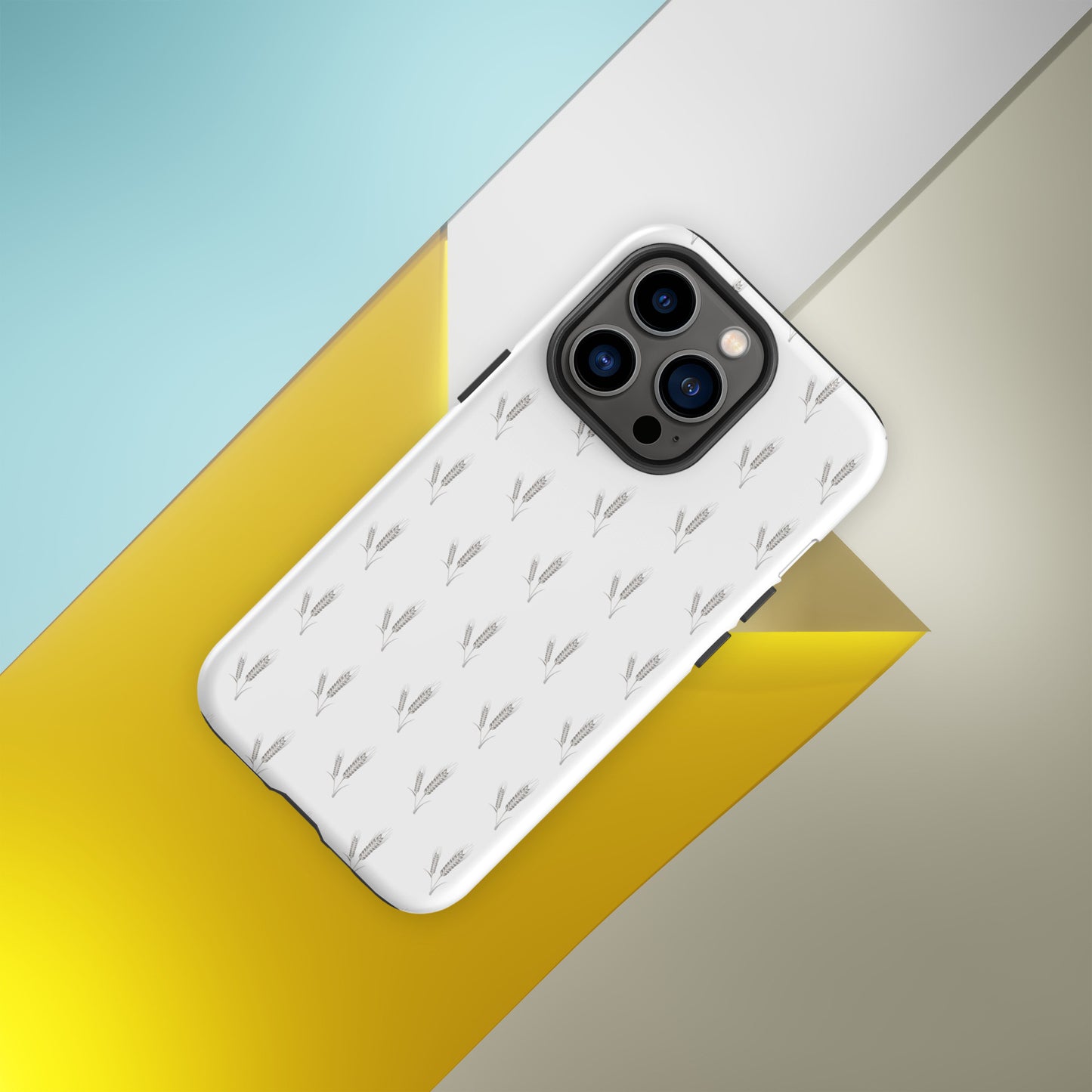 Grano Pattern Tough Case for iPhone® - White-9