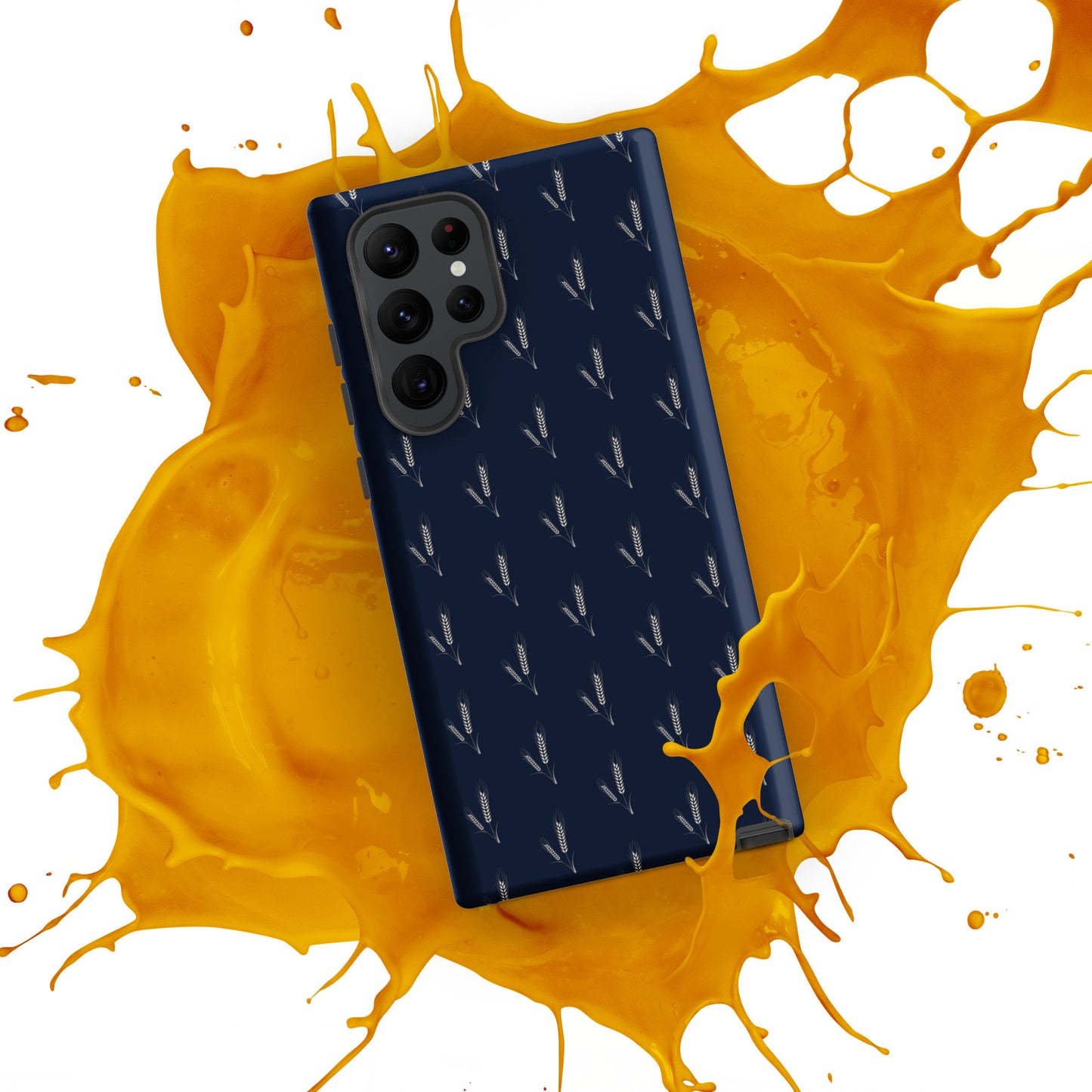 Grano Pattern Tough Case for Samsung® - Navy-40