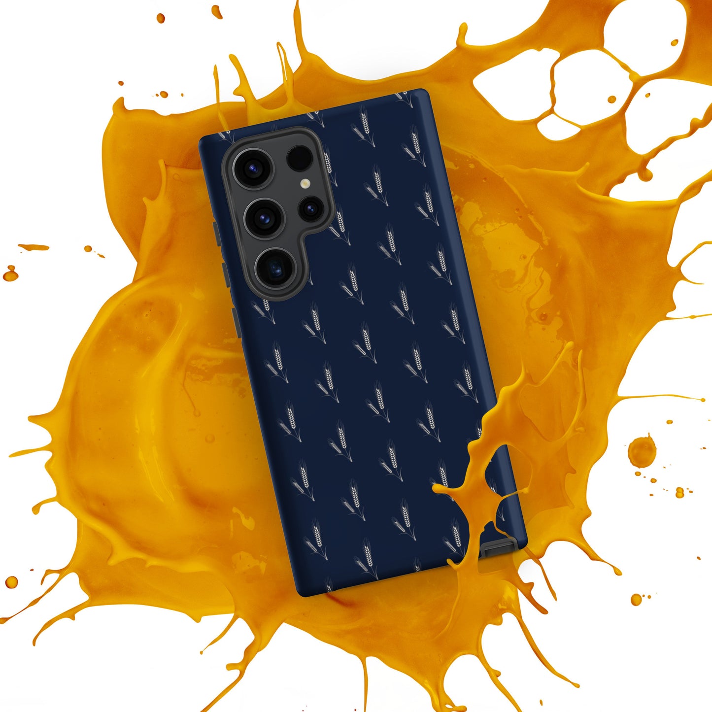 Grano Pattern Tough Case for Samsung® - Navy-49