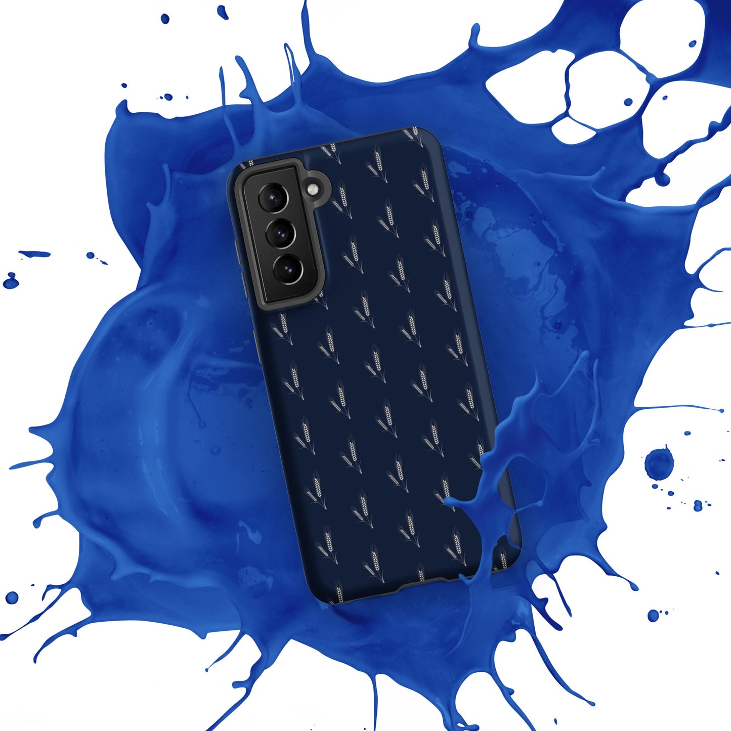 Grano Pattern Tough Case for Samsung® - Navy-21