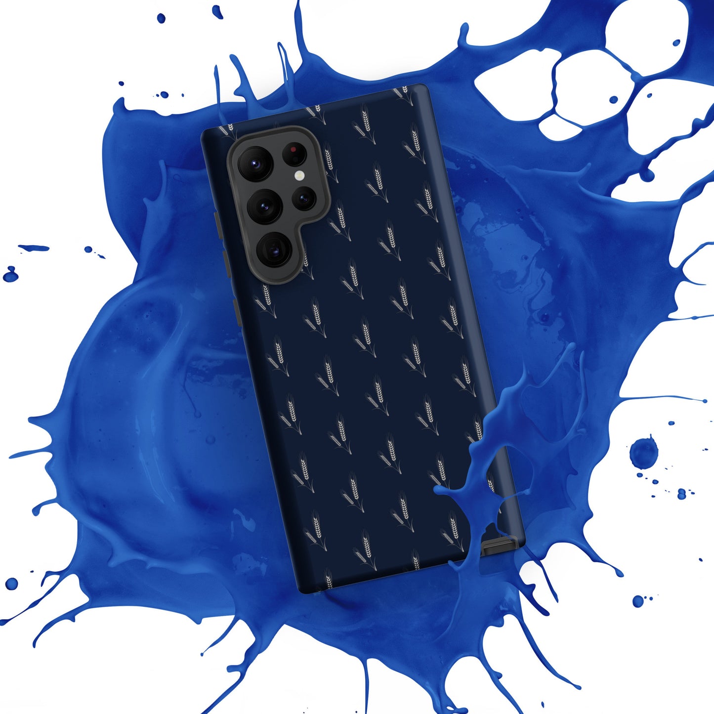 Grano Pattern Tough Case for Samsung® - Navy-39