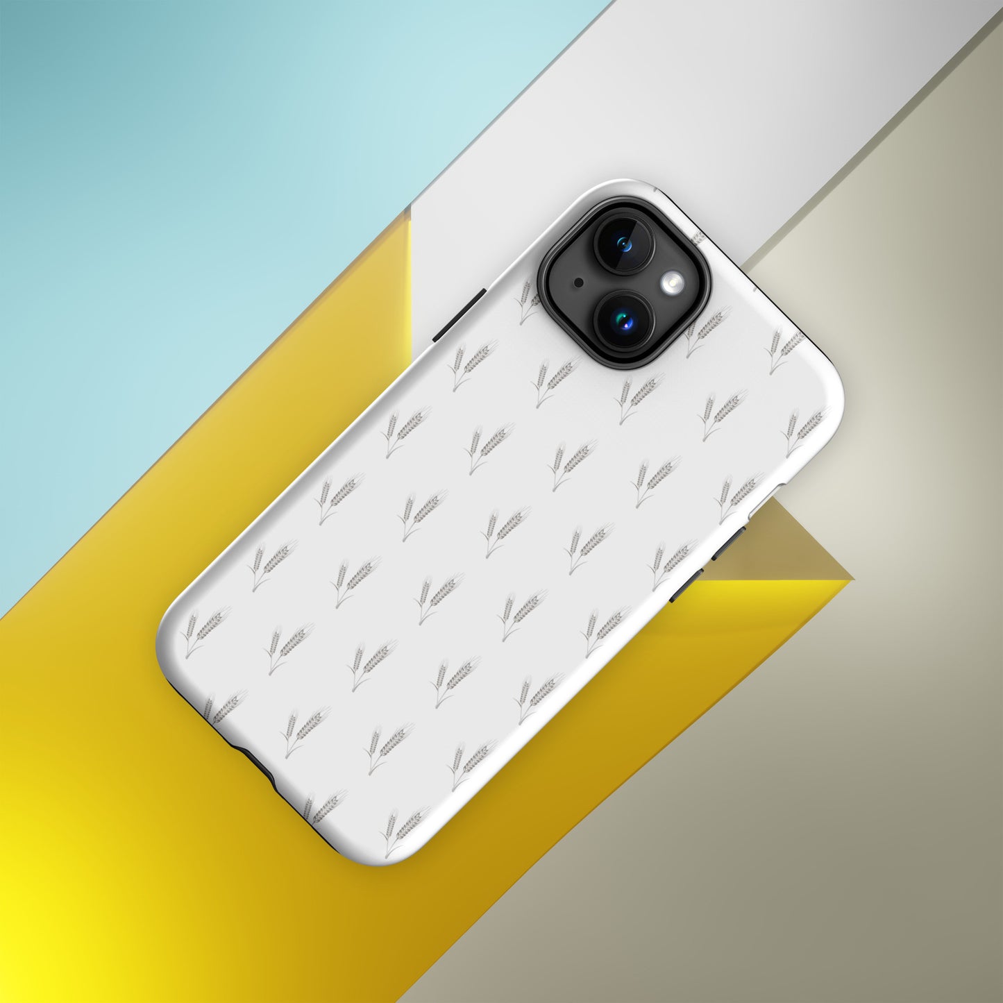 Grano Pattern Tough Case for iPhone® - White-16