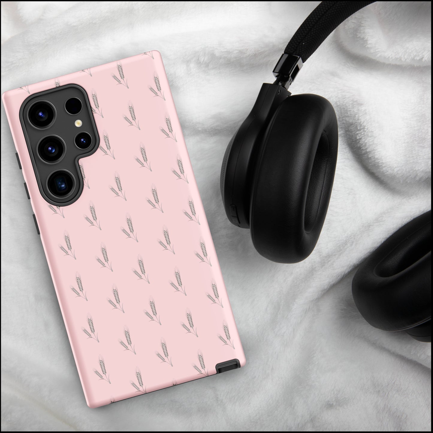 Grano Pattern Tough Case for Samsung® - Rose-19