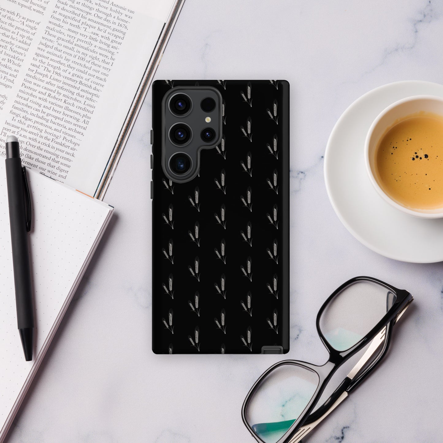 Grano Pattern Tough Case for Samsung® - Black-16