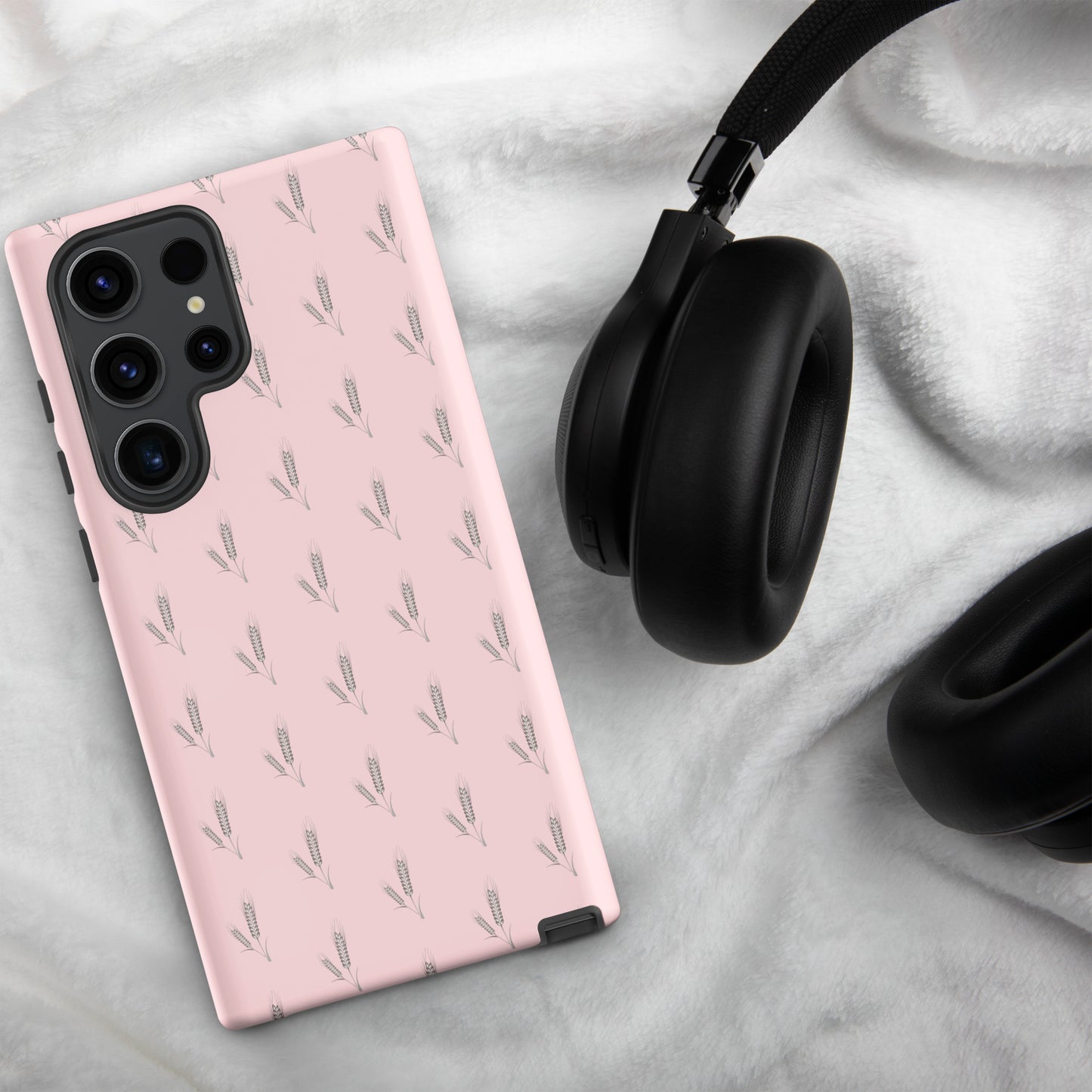 Grano Pattern Tough Case for Samsung® - Rose-16