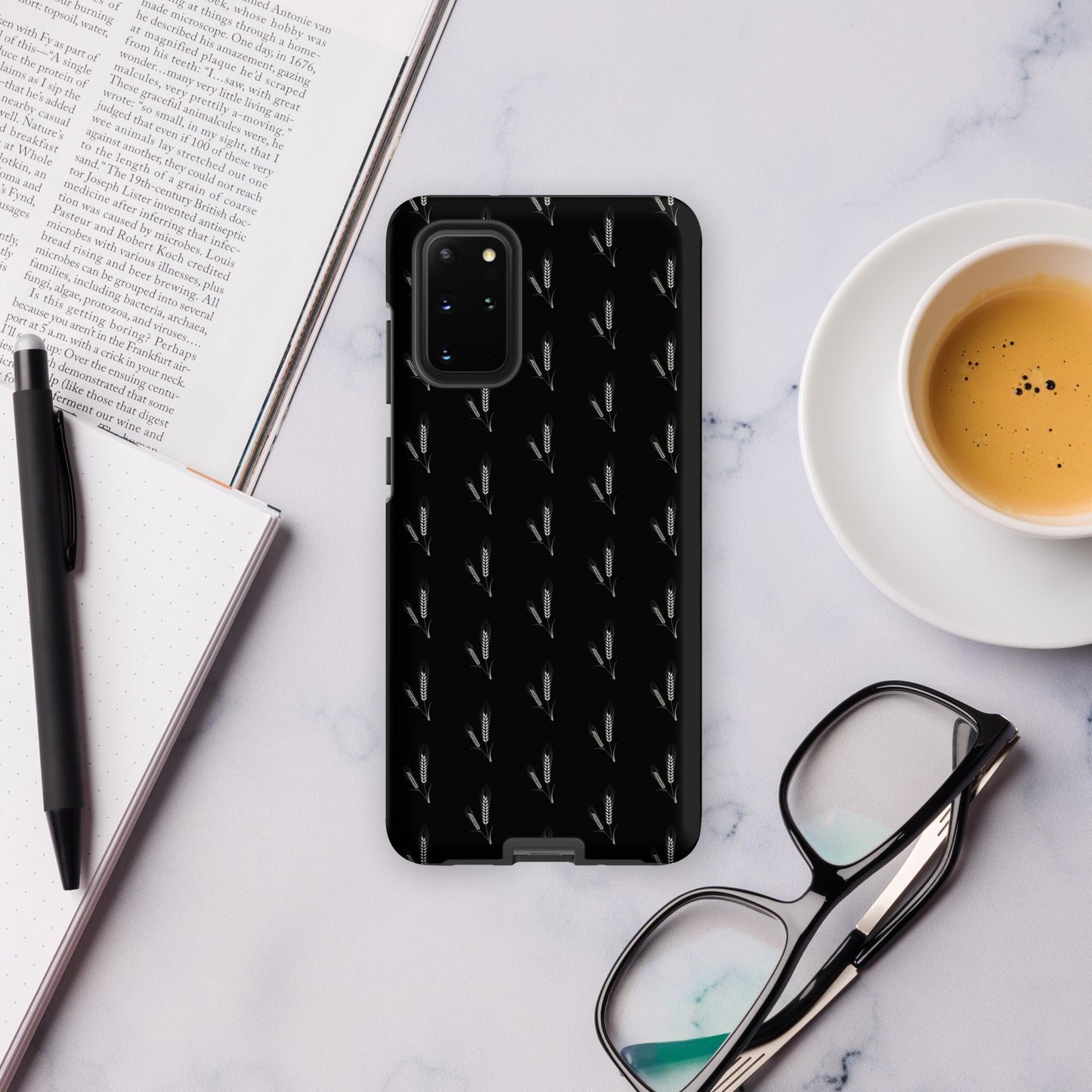 Grano Pattern Tough Case for Samsung® - Black-5
