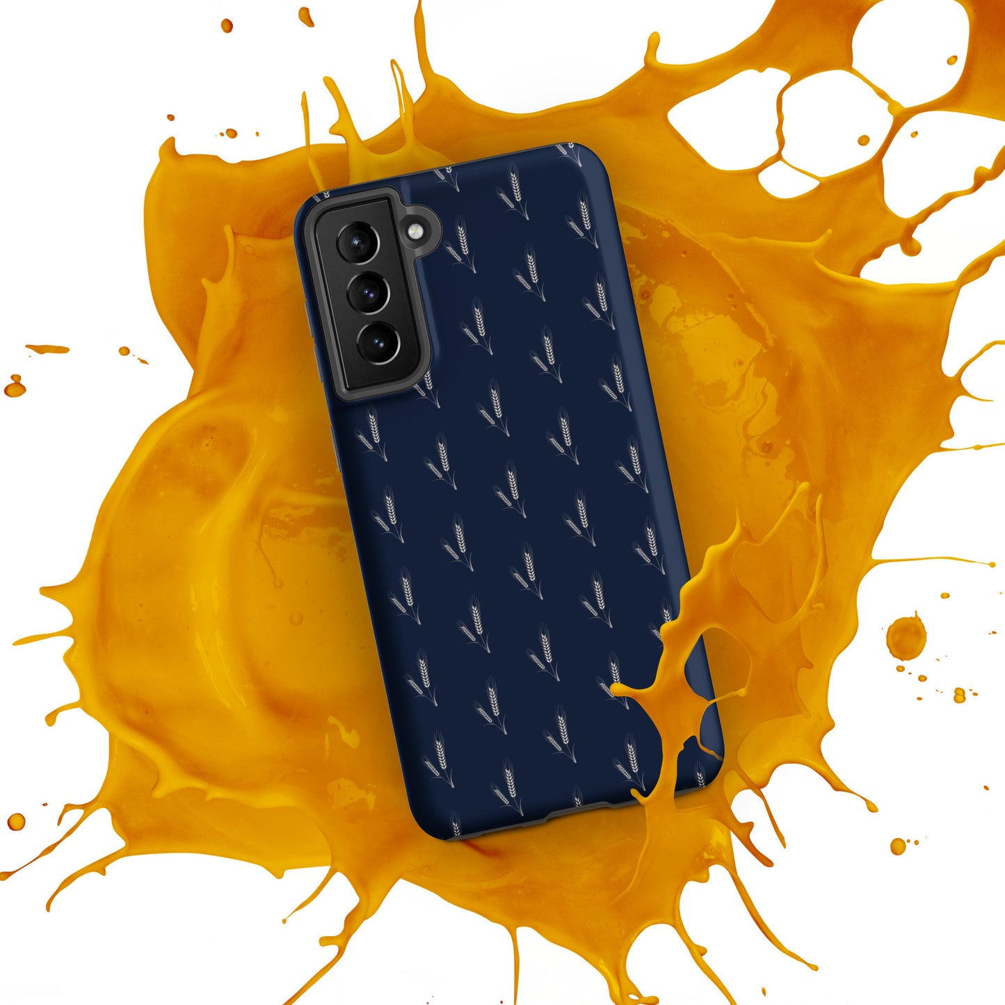 Grano Pattern Tough Case for Samsung® - Navy-25