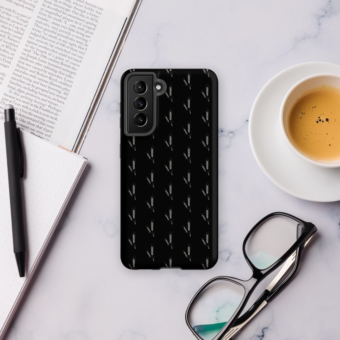 Grano Pattern Tough Case for Samsung® - Black-10