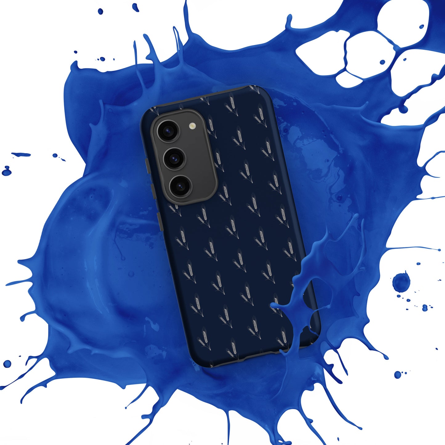 Grano Pattern Tough Case for Samsung® - Navy-42