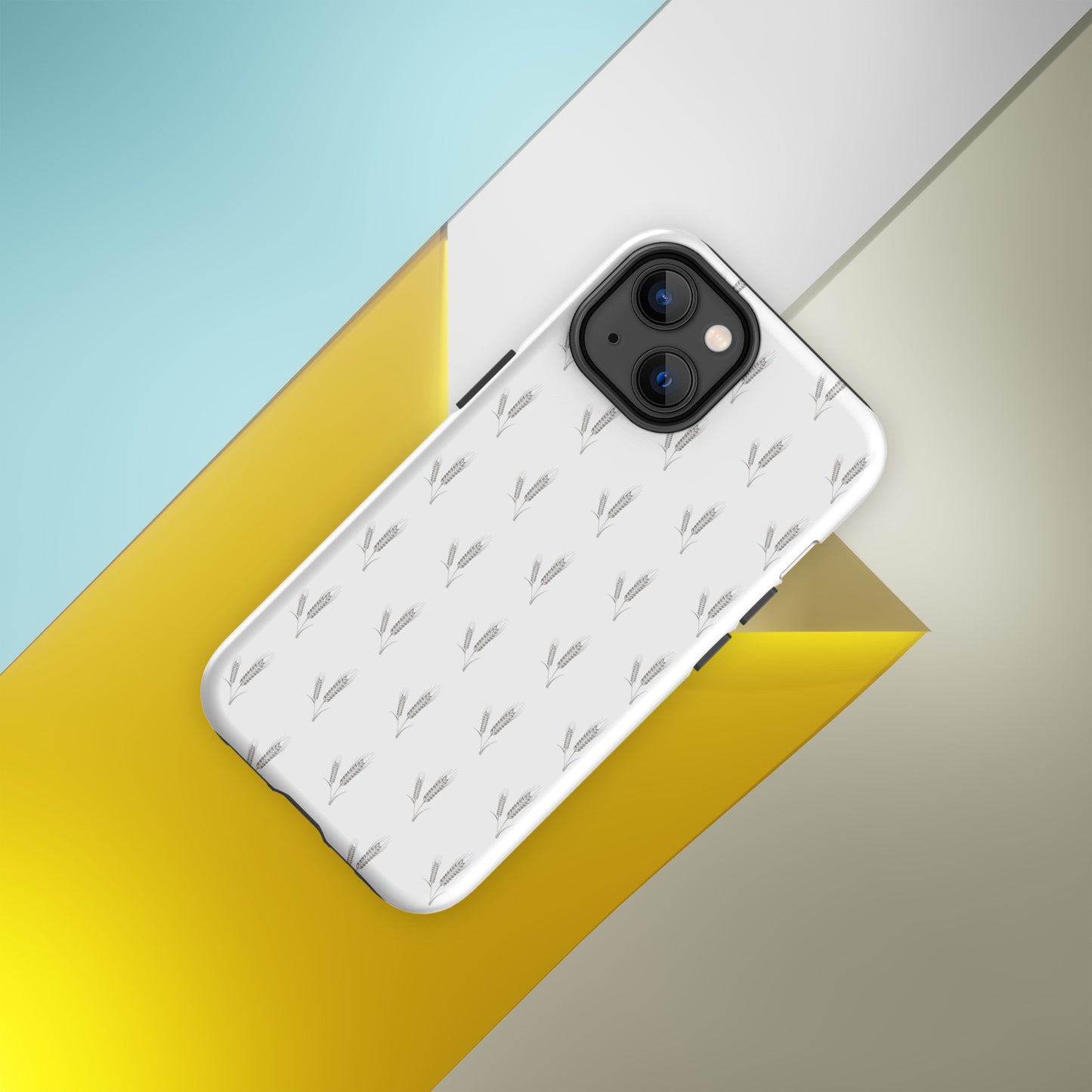 Grano Pattern Tough Case for iPhone® - White-11