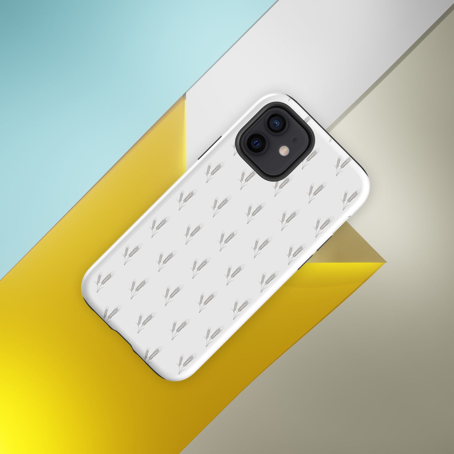 Grano Pattern Tough Case for iPhone® - White-4