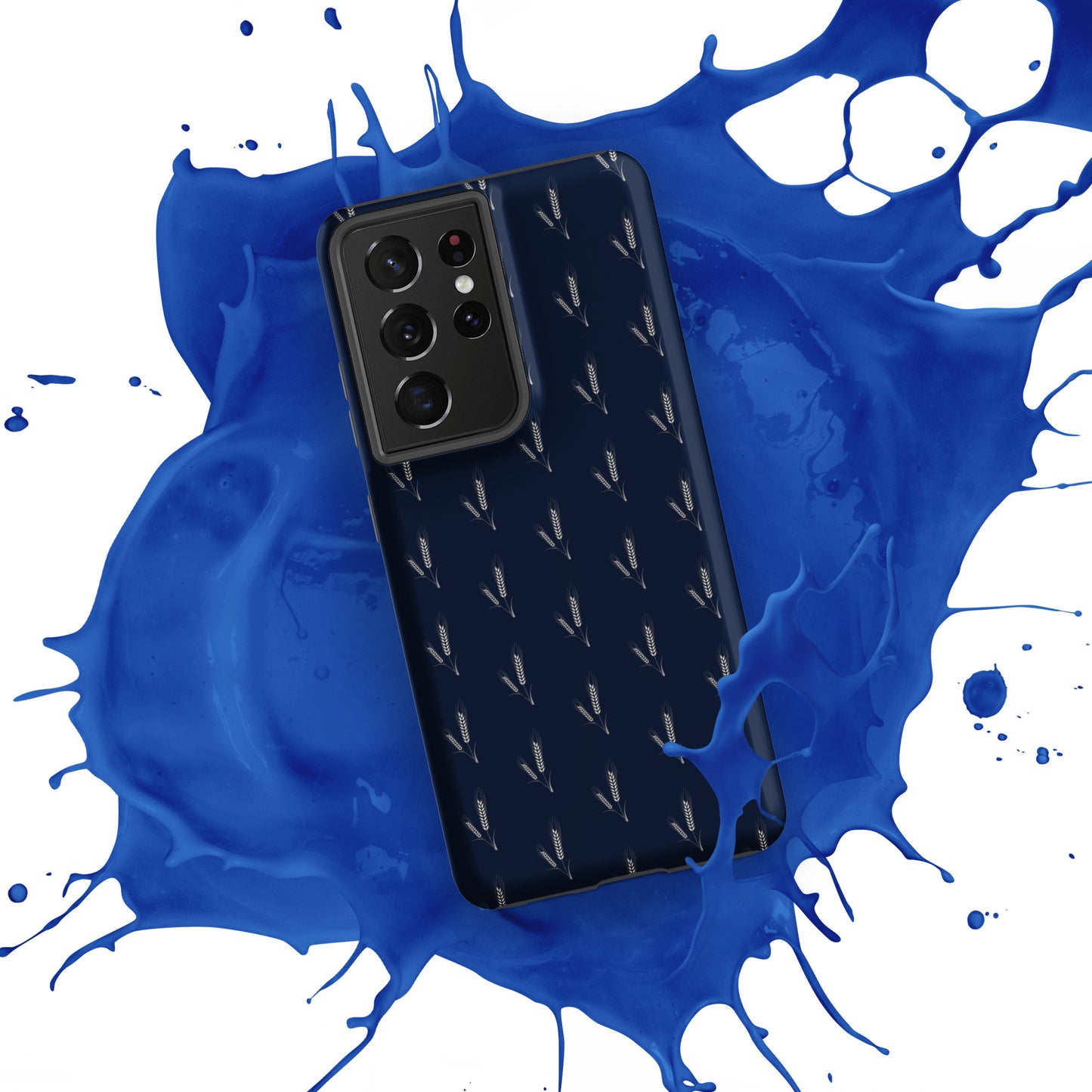 Grano Pattern Tough Case for Samsung® - Navy-27