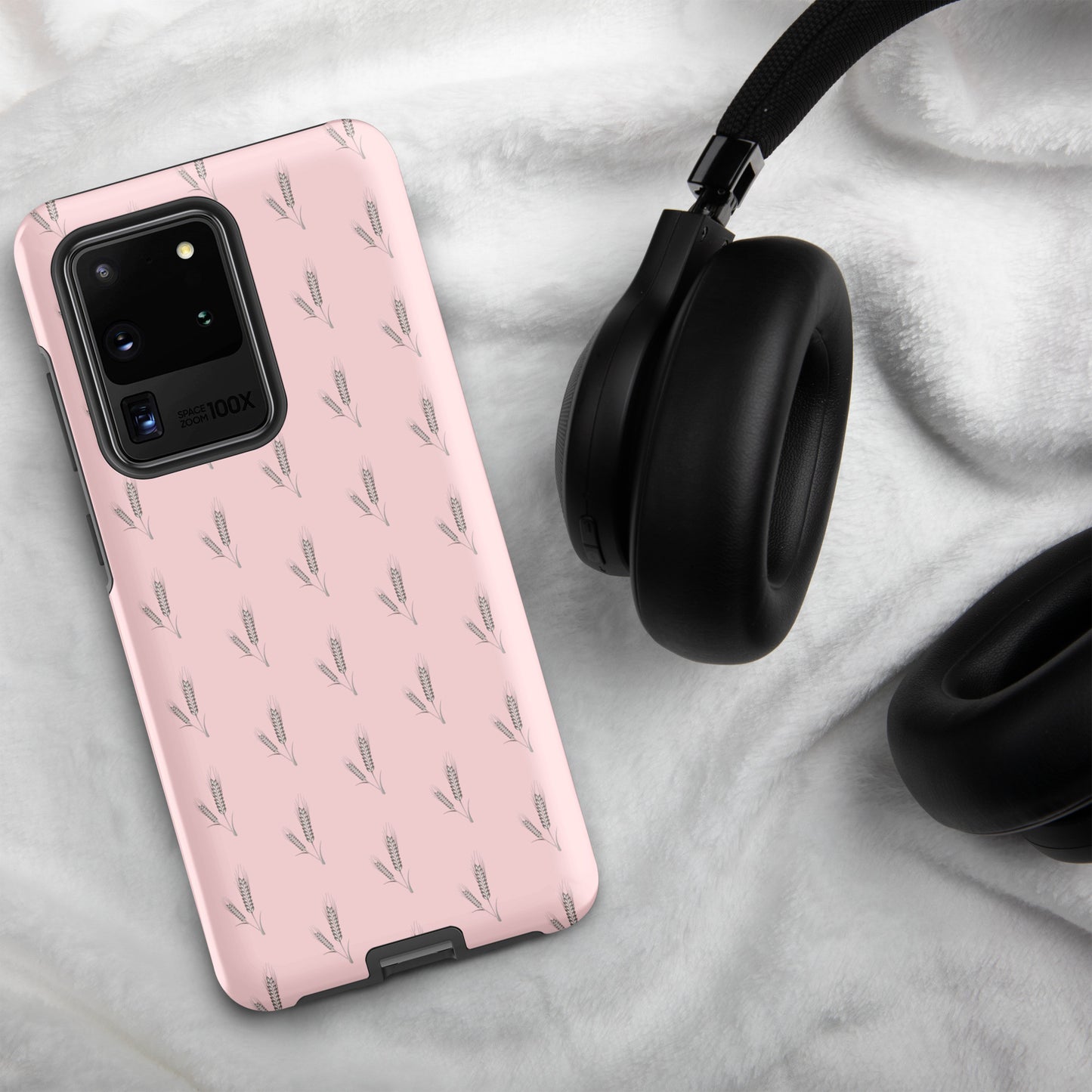 Grano Pattern Tough Case for Samsung® - Rose-6