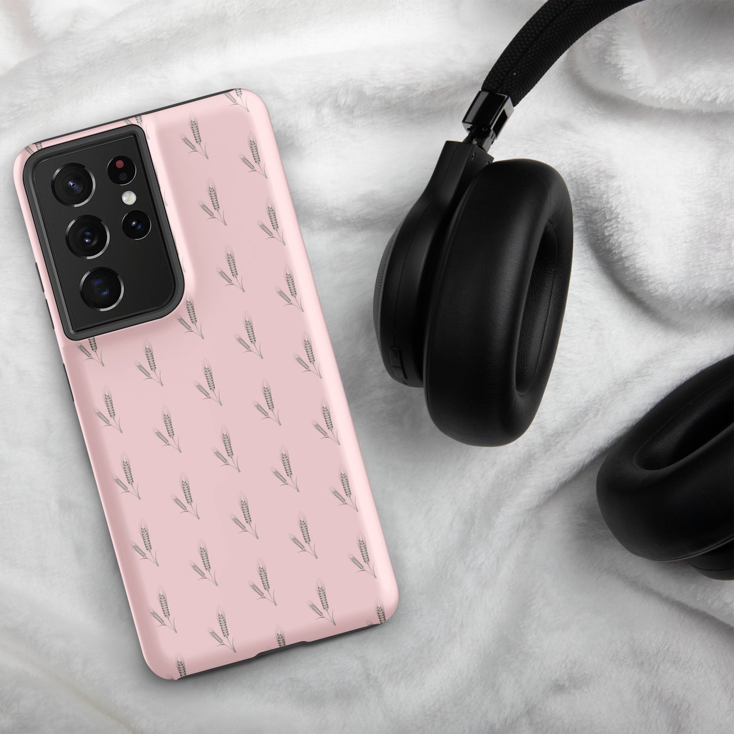 Grano Pattern Tough Case for Samsung® - Rose-9