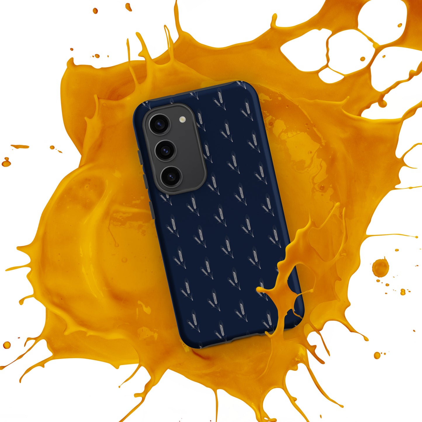 Grano Pattern Tough Case for Samsung® - Navy-43