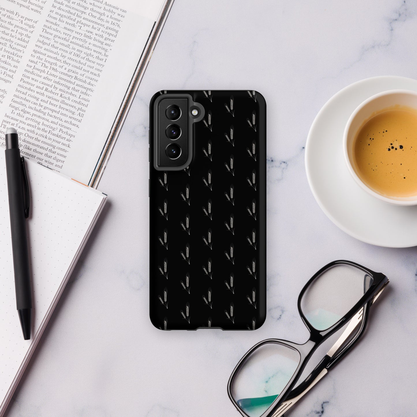 Grano Pattern Tough Case for Samsung® - Black-7