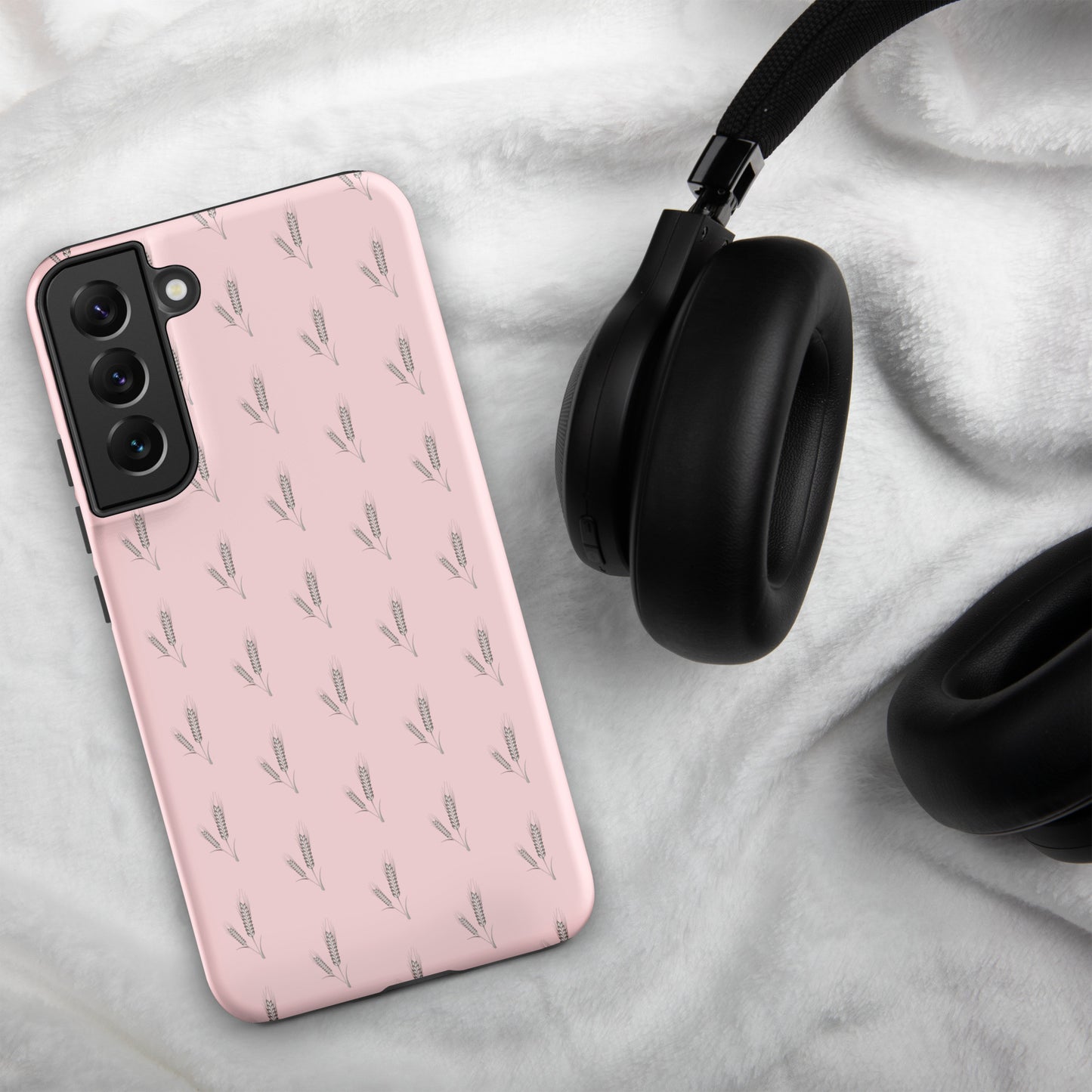 Grano Pattern Tough Case for Samsung® - Rose-12
