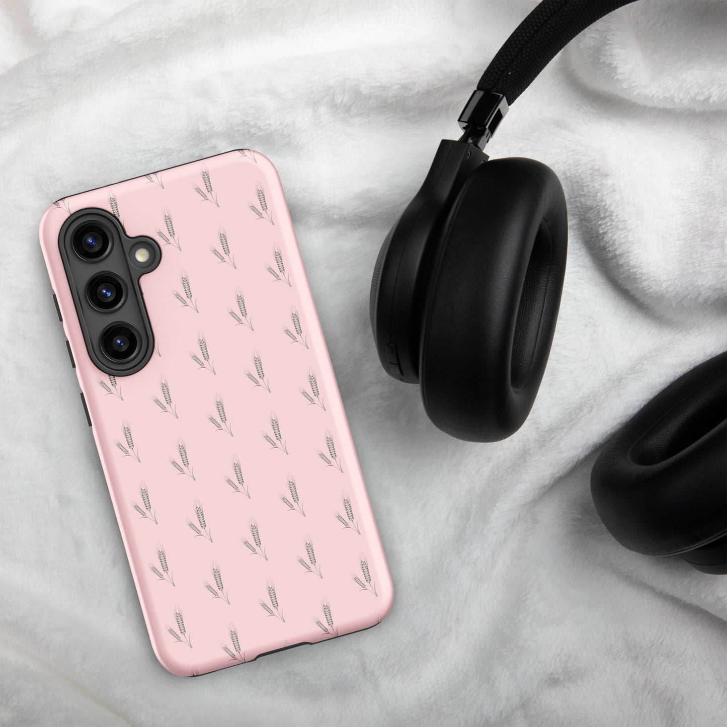 Grano Pattern Tough Case for Samsung® - Rose-17