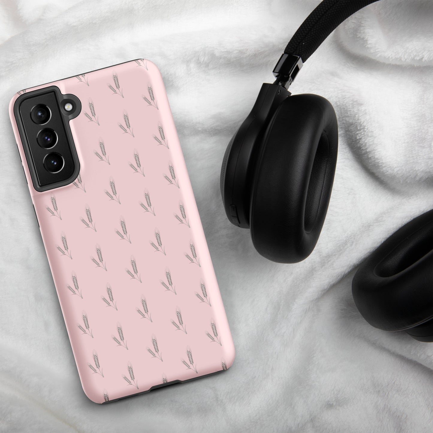 Grano Pattern Tough Case for Samsung® - Rose-8