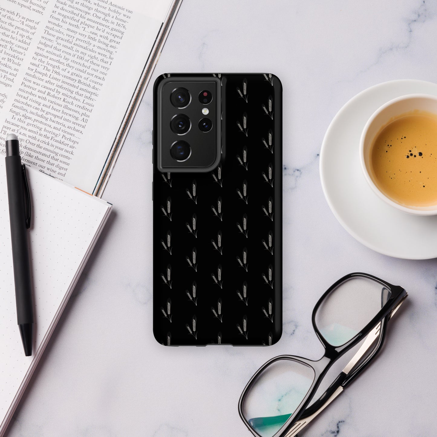 Grano Pattern Tough Case for Samsung® - Black-9
