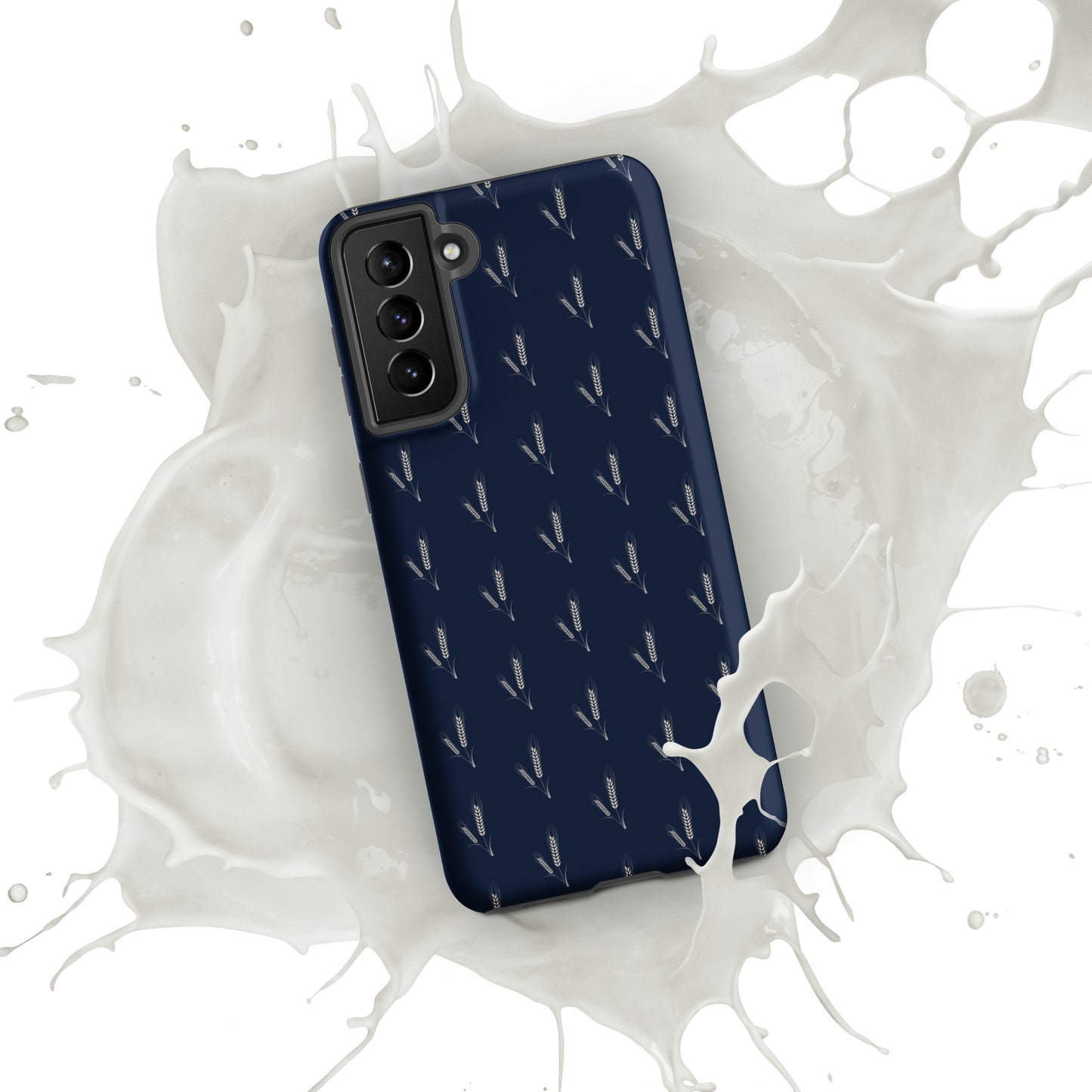 Grano Pattern Tough Case for Samsung® - Navy-26