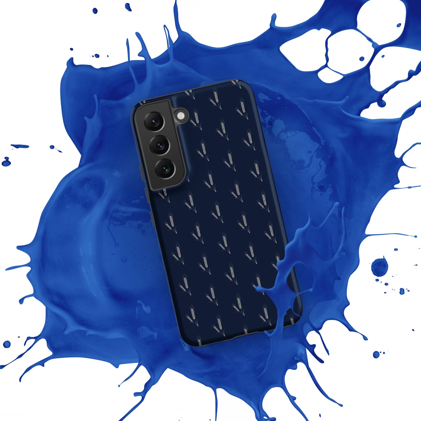 Grano Pattern Tough Case for Samsung® - Navy-33