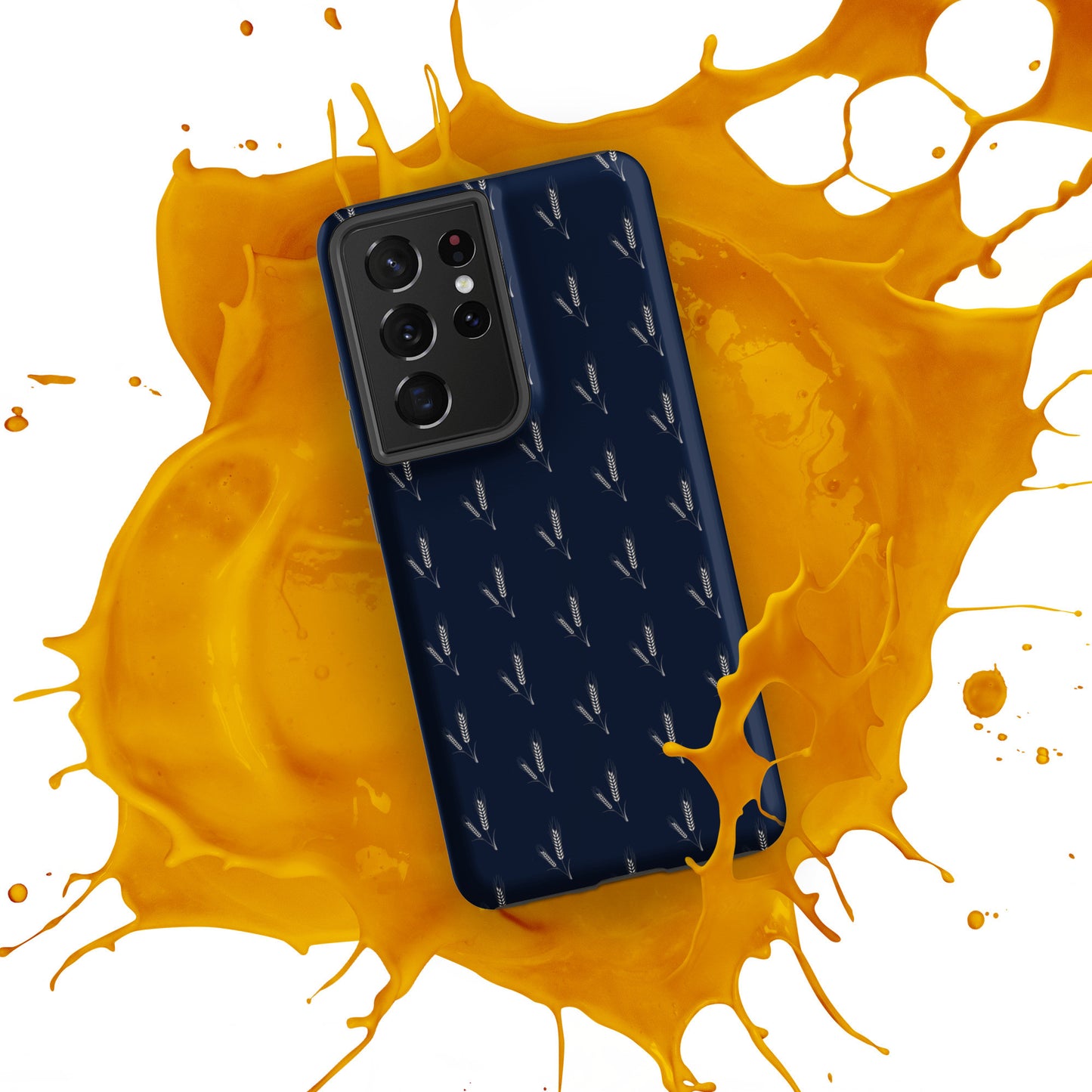 Grano Pattern Tough Case for Samsung® - Navy-28