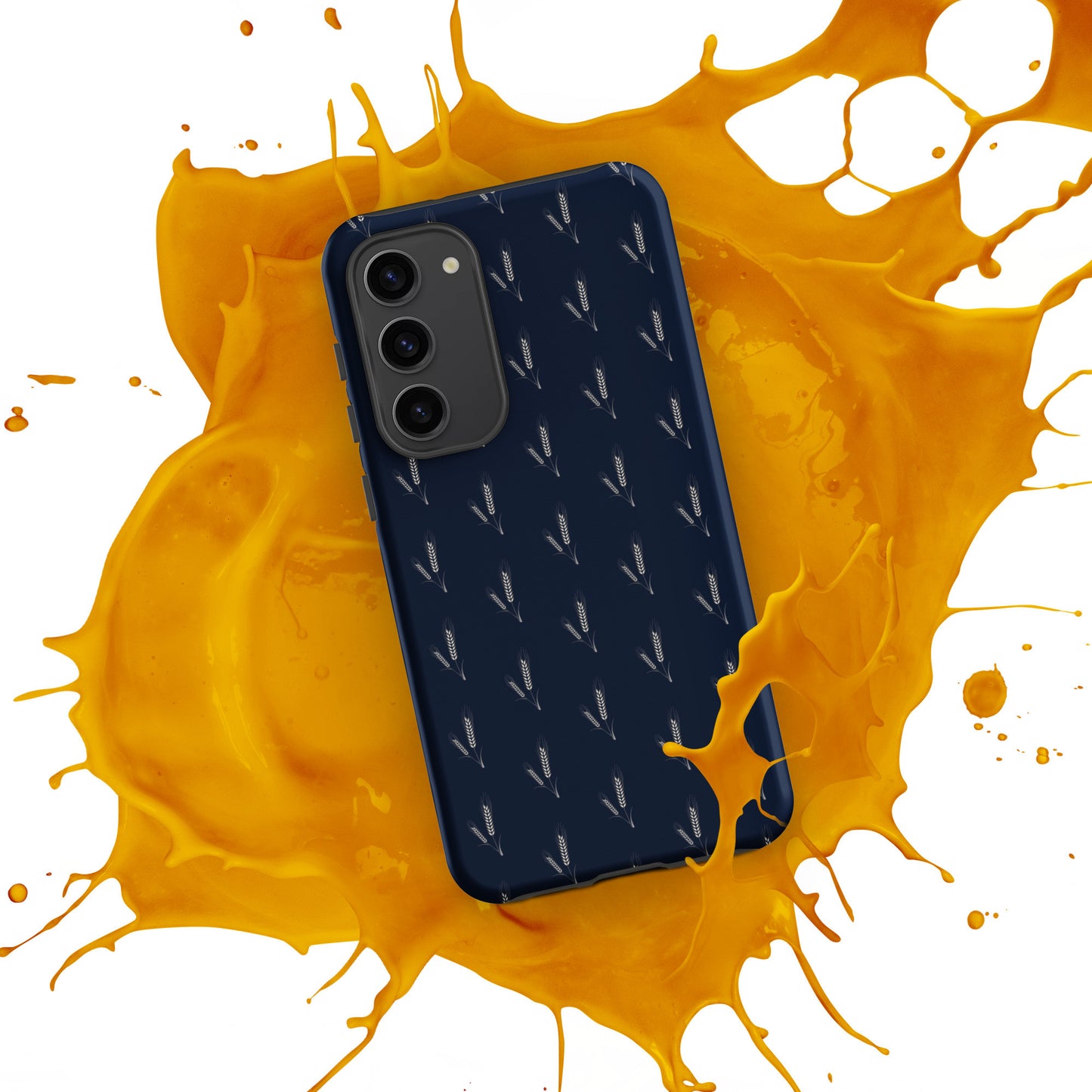 Grano Pattern Tough Case for Samsung® - Navy-46