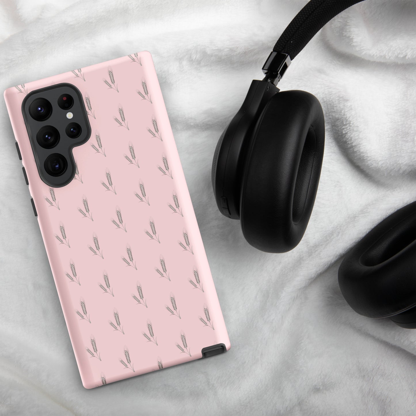 Grano Pattern Tough Case for Samsung® - Rose-13