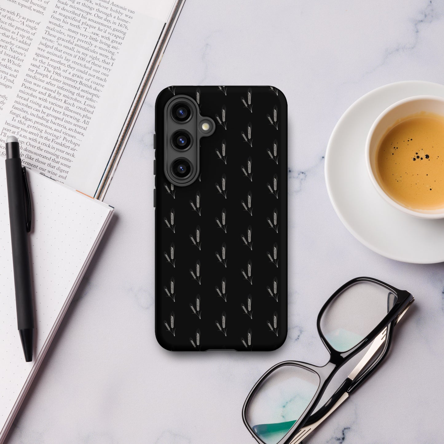 Grano Pattern Tough Case for Samsung® - Black-17
