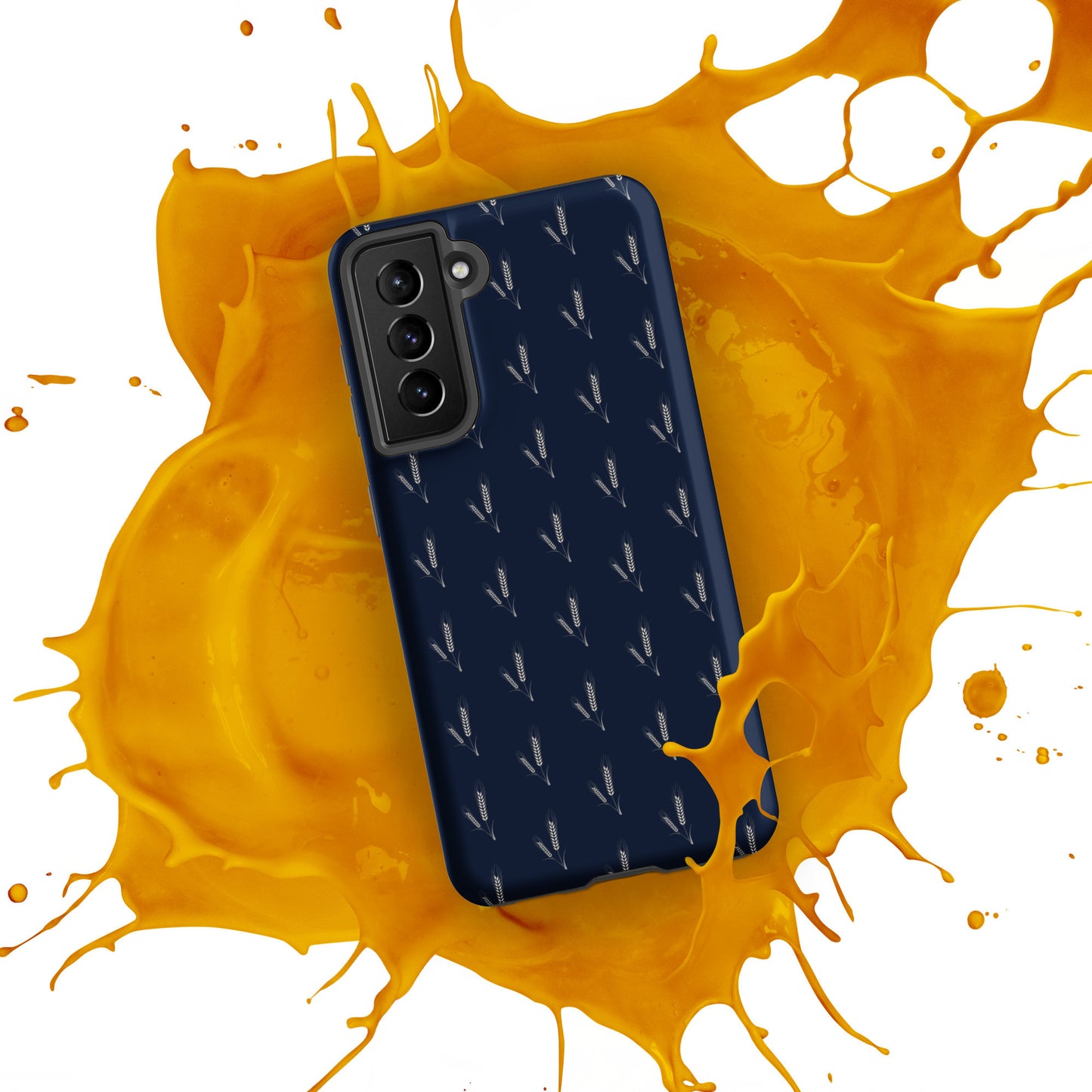 Grano Pattern Tough Case for Samsung® - Navy-31