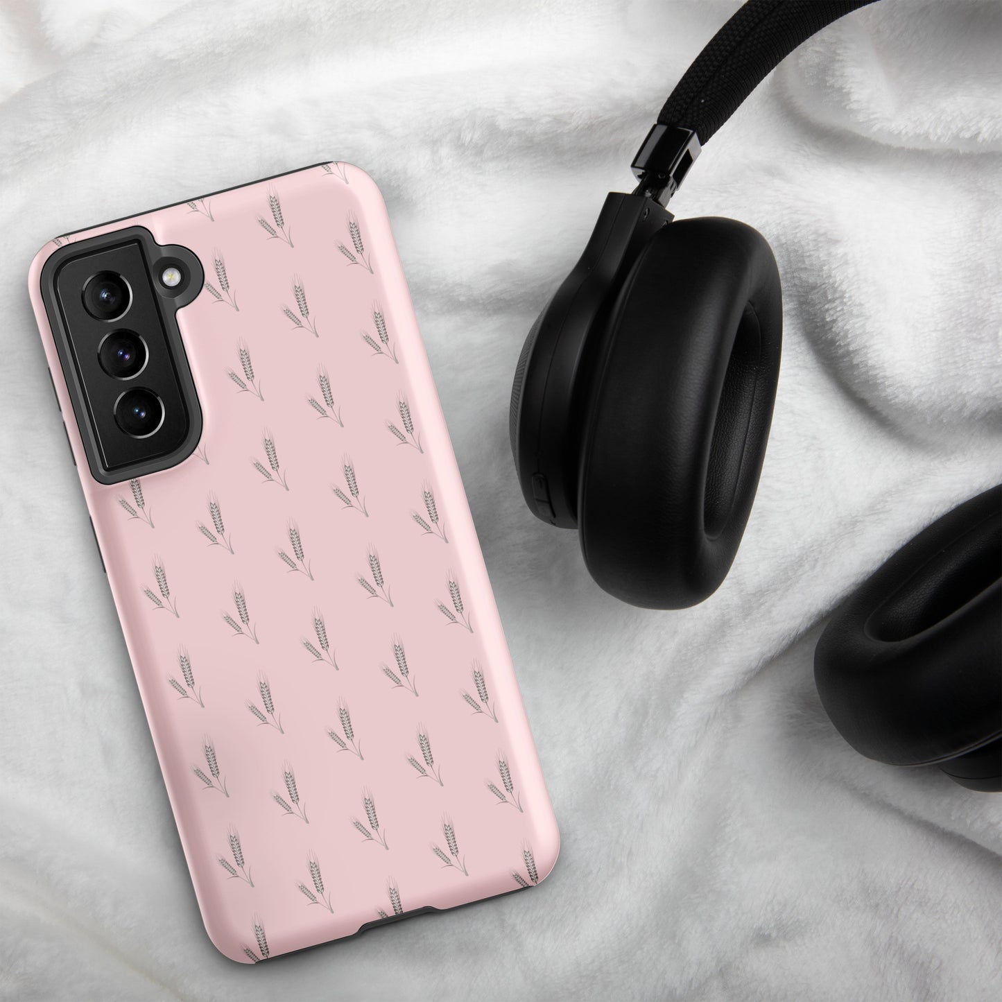 Grano Pattern Tough Case for Samsung® - Rose-10