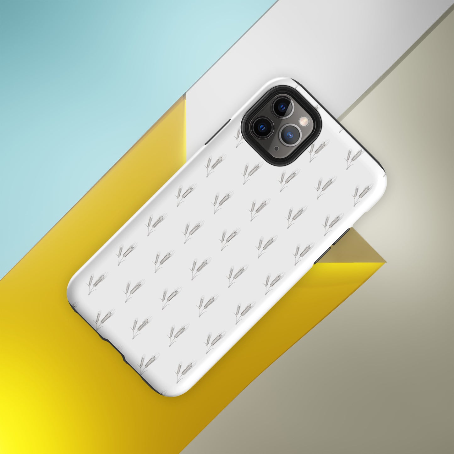Grano Pattern Tough Case for iPhone® - White-2